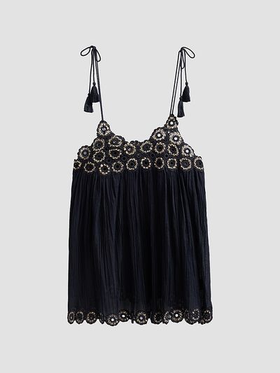 Ulla Johnson Women's Tula Cotton Embroidered Minidress