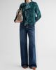Ulla Johnson Women's Vesa Draped Velvet Blouse - 2