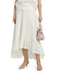 Ulla Johnson Women's Violetta High-Low Cotton A-Line Midi-Skirt - 3