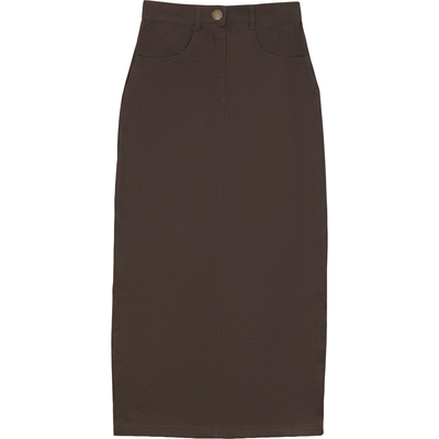 Ulla Maxi Ulla Maxi Maxi Fly Front Straight Pocket Skirt