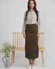 Ulla Maxi Ulla Maxi Maxi Fly Front Straight Pocket Skirt - 2