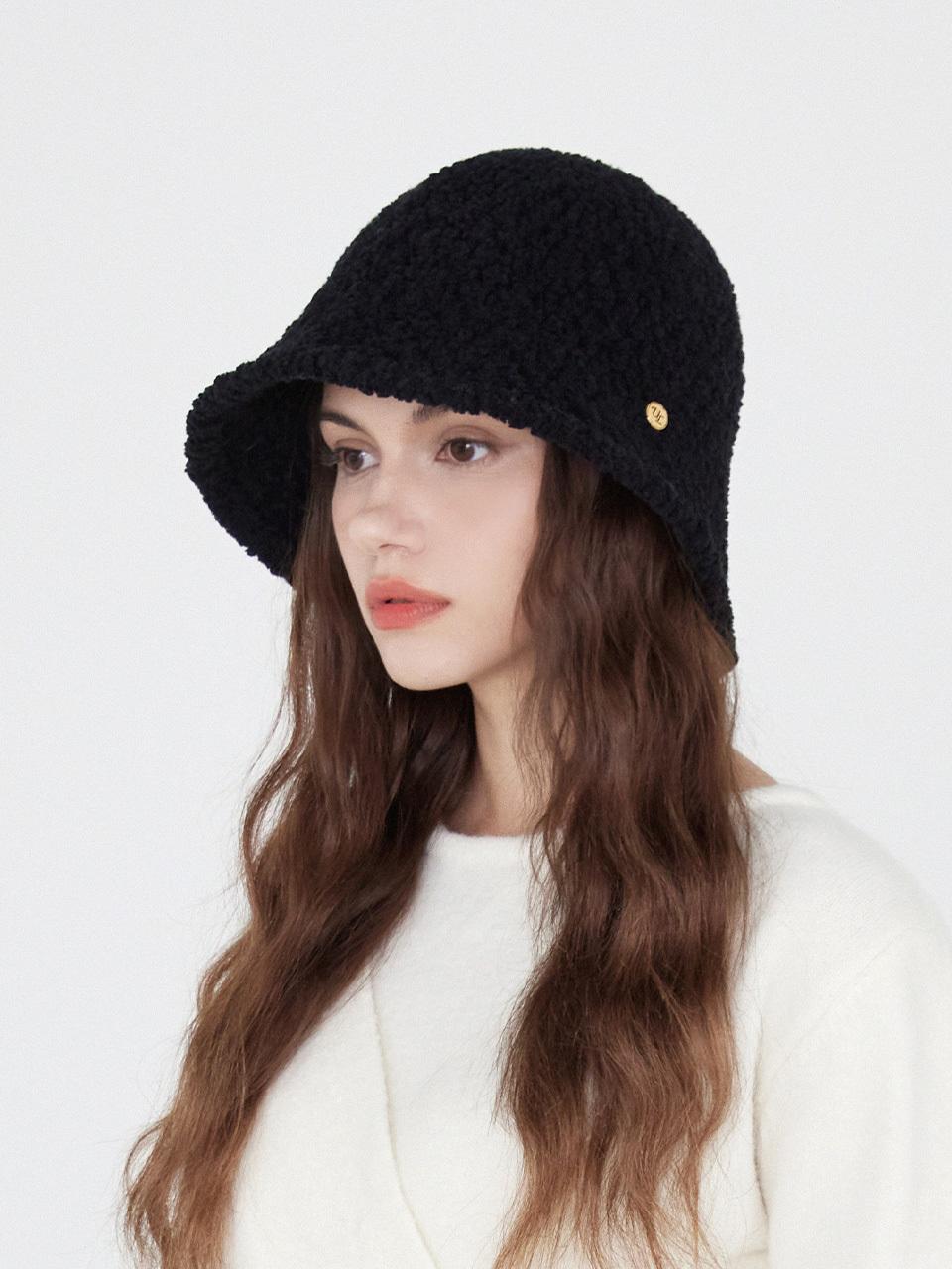 ULUK Circle Decorated Bubble Boucle Bucket Hat