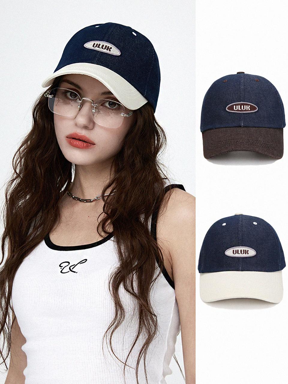 ULUK Essential Circle Denim Two-Tone Ball Cap