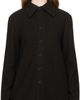 UMBER POSTPAST UMBER POSTPAST Brown Slim Fit Wool Felted Shirt - 1