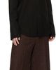 UMBER POSTPAST UMBER POSTPAST Brown Slim Fit Wool Felted Shirt - 4