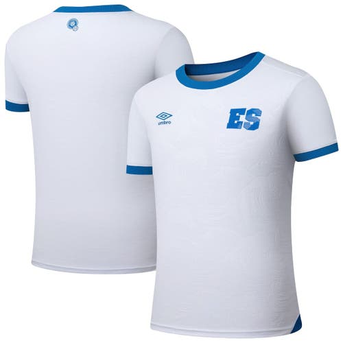 Umbro Men's Umbro White El Salvador National Team 2025 Away Replica Jersey 