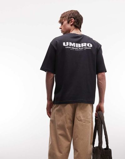 Umbro Umbro chest graphic t-shirt in black