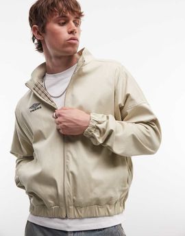 Umbro Umbro harrington jacket in beige-Neutral