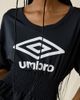 Umbro Umbro UO Exclusive Cinched Waist Jersey Top in Black, Women's at Urban Outfitters - 3