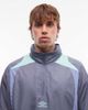 Umbro Umbro zip off sleeve wind jacket in gray and blue - 2