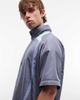 Umbro Umbro zip off sleeve wind jacket in gray and blue - 4