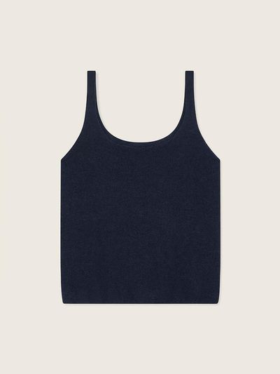 UMER Mule Mohair Bustier (Midnight navy)