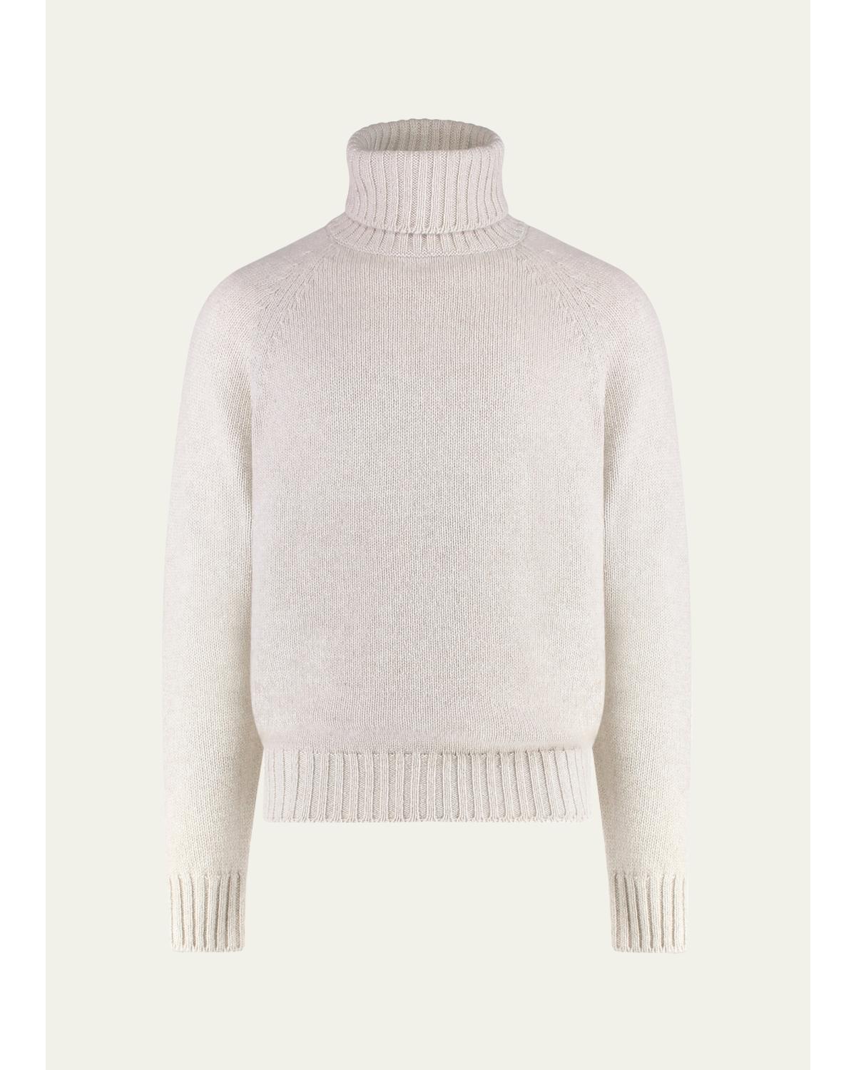 Umit Benan Men's Cashmere Milano Knit Turtleneck Sweater