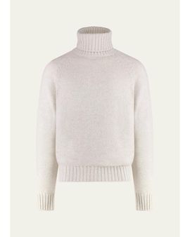 Umit Benan Men's Cashmere Milano Knit Turtleneck Sweater