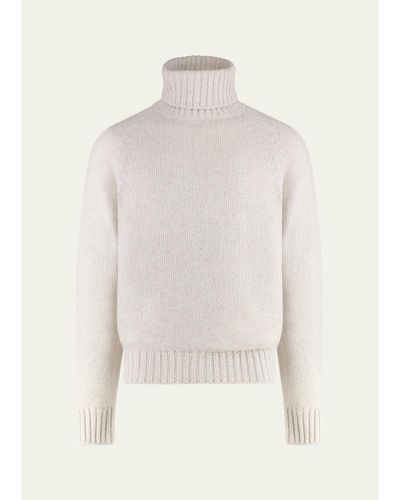Umit Benan Men's Cashmere Milano Knit Turtleneck Sweater