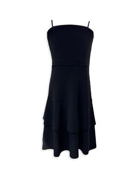 Un Deux Trois Un Deux Trois Girl's Girl's Bow-Back Tiered Dress