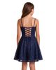Un Deux Trois Un Deux Trois Kids' Fit and Flare Sequin Lace Lace-Up Back Dress - 2