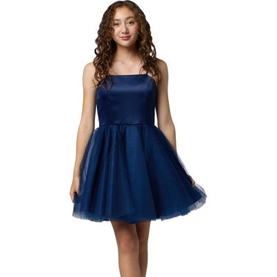 Un Deux Trois Un Deux Trois Satin and Tulle Party Dress