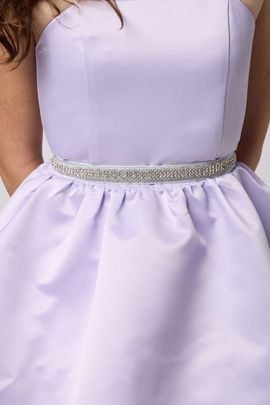 Un Deux Trois Un Deux Trois Stretchy Glitter Rhinestone Belt