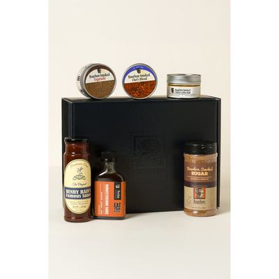 Uncommon Goods Uncommon Goods Bourbon Grilling Gift Box by Bourbon Barrel Foods