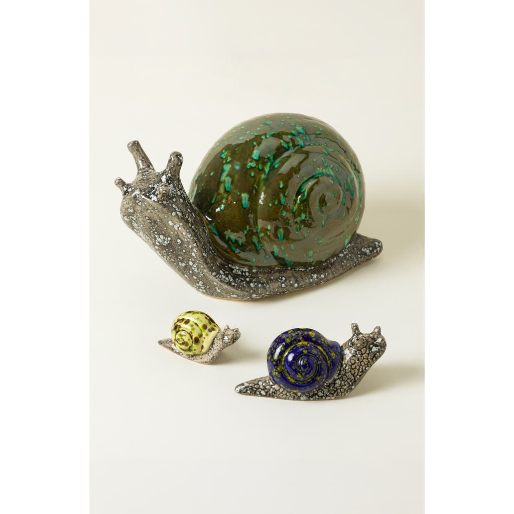 Uncommon Goods Uncommon Goods Ceramic Garden Snail by Goose and Company Ltd
