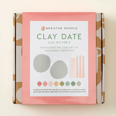 Uncommon Goods Uncommon Goods Clay Date & Conversation DIY Kit for 2 by Breathe People