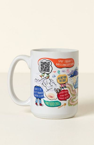 Uncommon Goods Uncommon Goods Common Misconceptions Trivia QR Mug