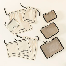 Uncommon Goods Uncommon Goods Deluxe Packing Travel Set by Bag-All