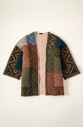 Uncommon Goods Uncommon Goods Kantha Quilted House Coat