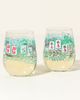 Uncommon Goods Uncommon Goods Mahjong Textured Tile Glass - 1