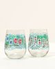 Uncommon Goods Uncommon Goods Mahjong Textured Tile Glass - 3