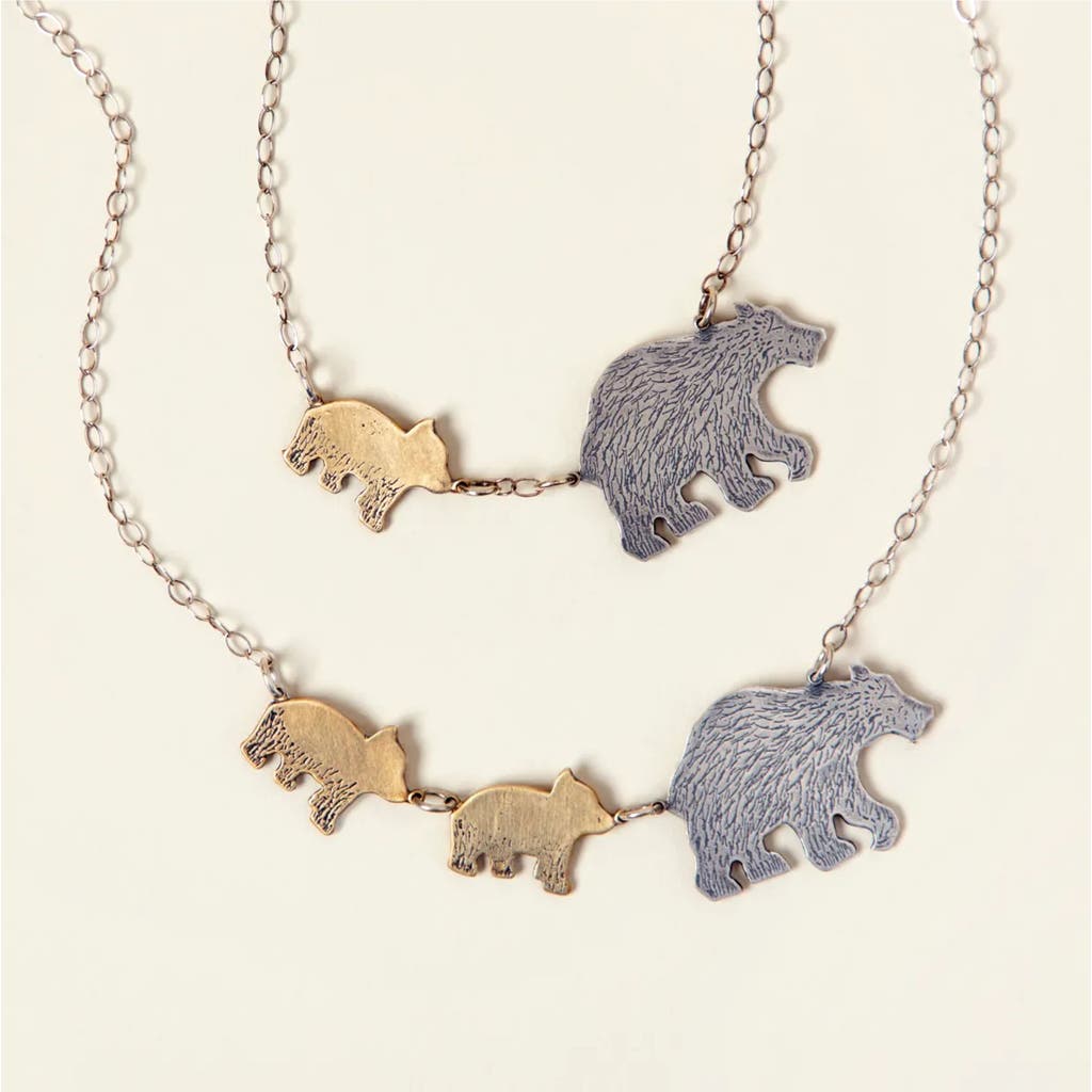 Uncommon Goods Uncommon Goods Mama Bear Necklaces by Britta Ambauen - Two Cubs