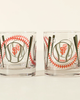 Uncommon Goods Uncommon Goods MLB Stitch Grip Glass - Set of 2 - 1