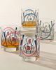 Uncommon Goods Uncommon Goods MLB Stitch Grip Glass - Set of 2 - 5