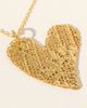 Uncommon Goods Uncommon Goods Precious Dipped-Lace Heart Necklace - 3
