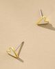 Uncommon James White Heart Stud Earrings - 1