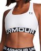 Under Armour Under Armour HeatGear® Mid Racerback Logo Jacquard Sports Bra - 1