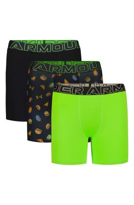 Under Armour Under Armour Kids' Performance Tech 3-Pack Assorted Boxer Briefs