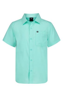 Under Armour Under Armour Kids' UA Drift Tide Fish Short Sleeve Performance Button-Up Shirt