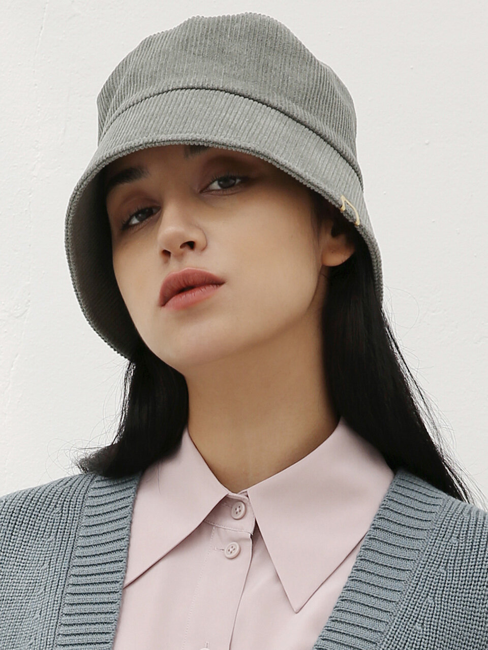 UNDERCONTROL STUDIO PLAIN BUCKET HAT OLIVE KHAKI