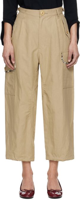UNDERCOVER UNDERCOVER Beige UC1F1509 Cargo Pants