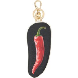 UNDERCOVER UNDERCOVER Black & Off-White UC2F1K02-3 Pepper Keychain