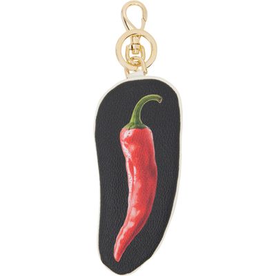 UNDERCOVER UNDERCOVER Black & Off-White UC2F1K02-3 Pepper Keychain