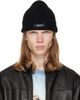UNDERCOVER UNDERCOVER Black Cashmere Beanie - 1