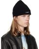UNDERCOVER UNDERCOVER Black Cashmere Beanie - 2