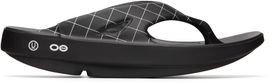 UNDERCOVER UNDERCOVER Black OOFOS Edition UC1F4F03 Flip-Flops