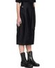 UNDERCOVER UNDERCOVER Black Paneled Silk Midi Skirt - 2