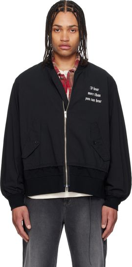 UNDERCOVER UNDERCOVER Black UP1F4201 Bomber Jacket