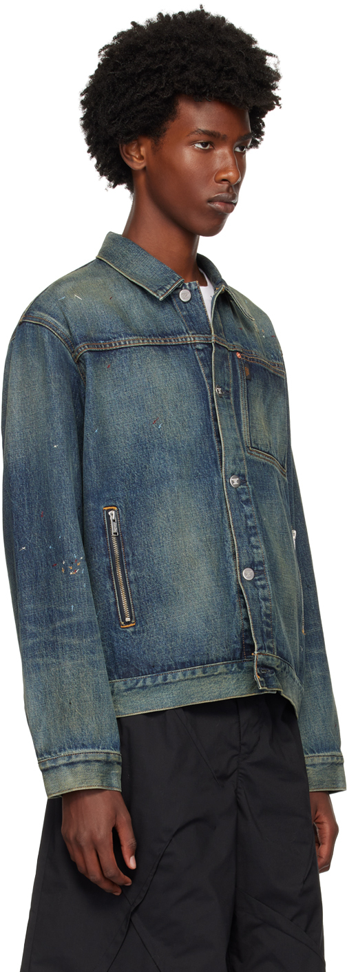UNDERCOVER - Blue Distressed Denim Jacket