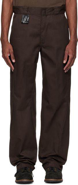 UNDERCOVER UNDERCOVER Brown Dickies Edition UC1F4508 Trousers